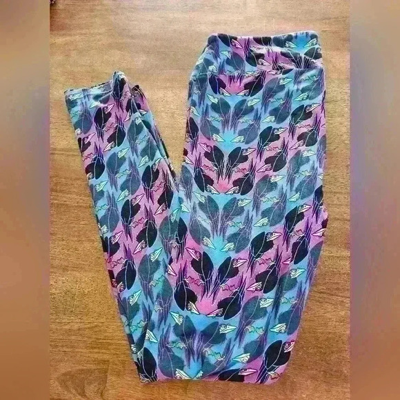 Luloroe Tall And Curvy Maleficent leggings - Picture 1 of 2